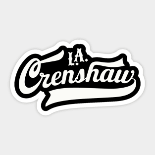 Los Angeles Crenshaw classic - Crenshaw LA - L.A. Crenshaw Logo Sticker